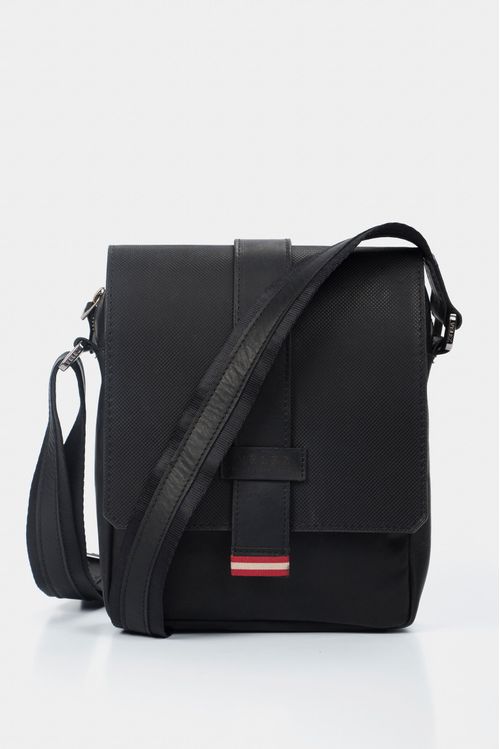Nuovo Shoulder Handbags in Vintage Black Leather