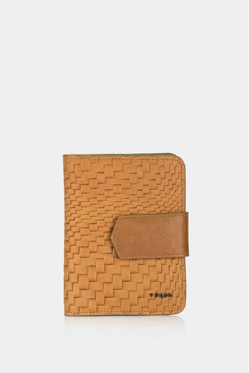 Women’s Barhi Leather Passport Holder in Honey