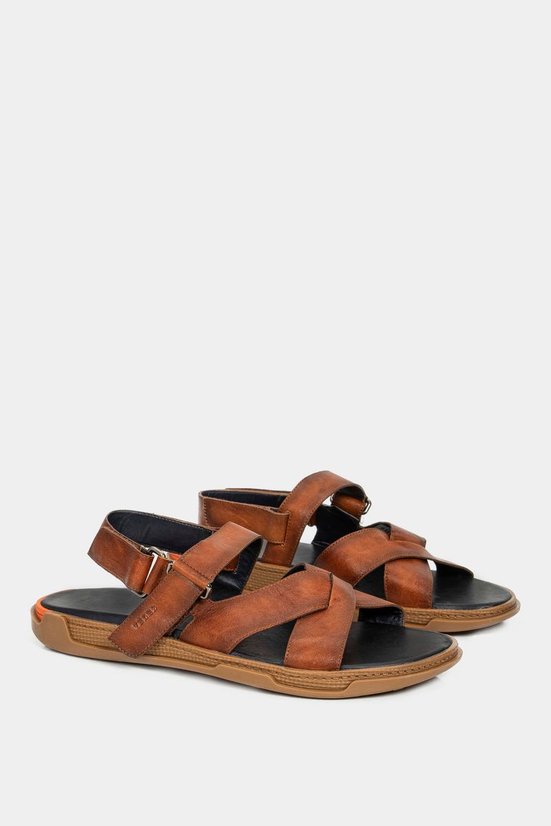 Sandalias-De-Cuero