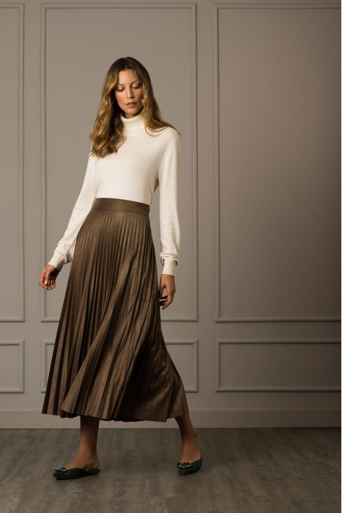 Women’s Soul Pleated Knit Skirt