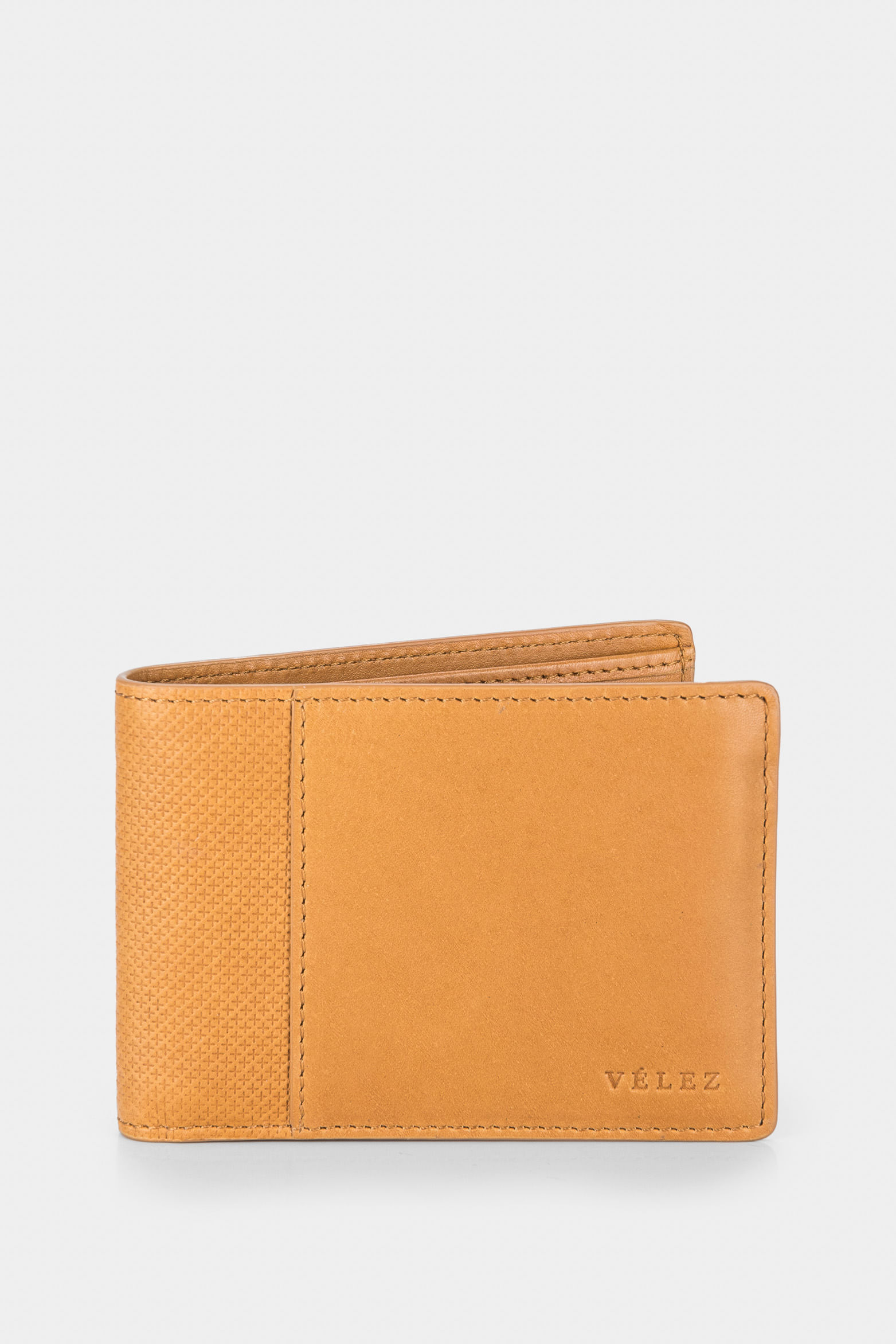 Men’s Draco Leather Wallet with Mixed Textures