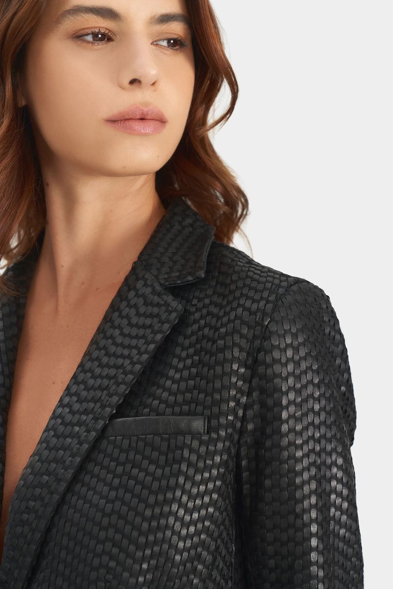 Blazer-de-cuero