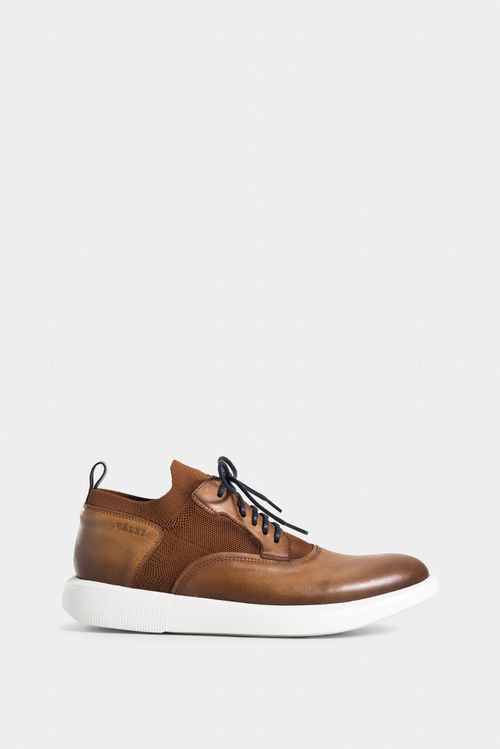 Men's Braid-Laced Leather Shoes