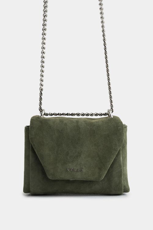 Lili 2.0 Bowling Suede Bag with Braided