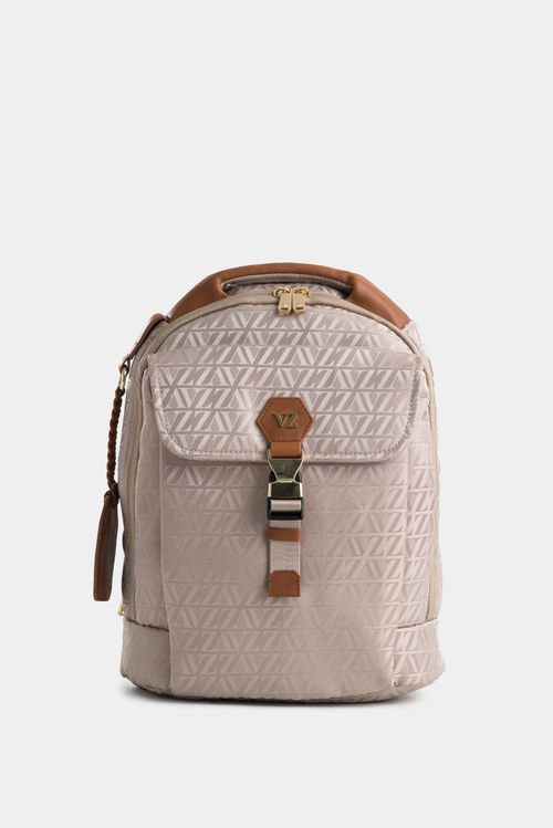 Bloom 2 Jacquard Monogram VZ Backpack for Women with Trolley Strap