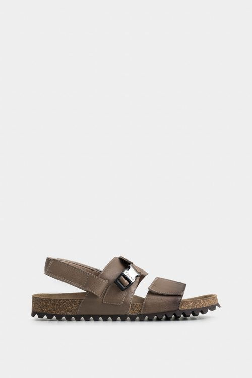 Orcian Leather Sandals for Men with Ankle Strap