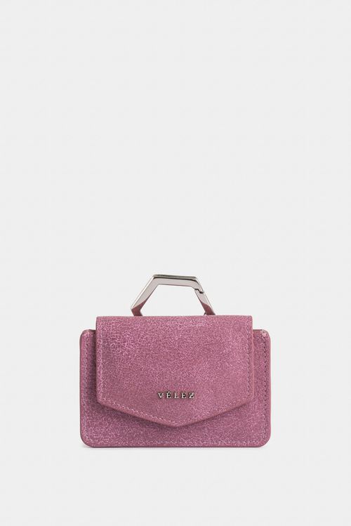 Arabia Leather Document Holder for Women Cracked Effect