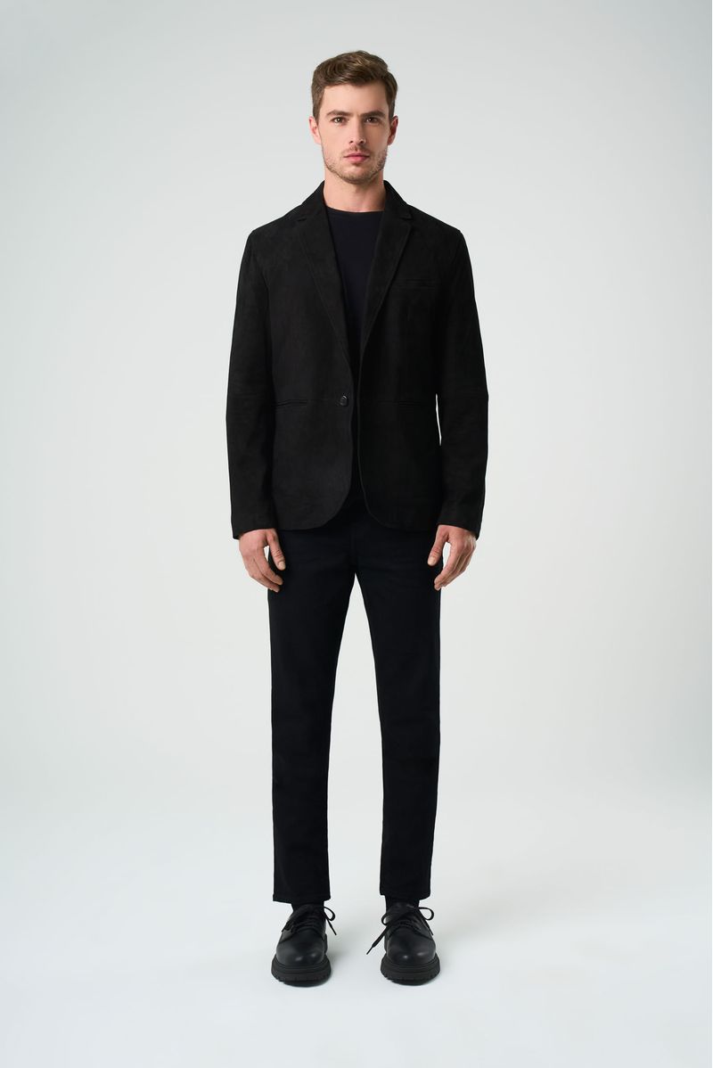 Blazer-de-gamuza