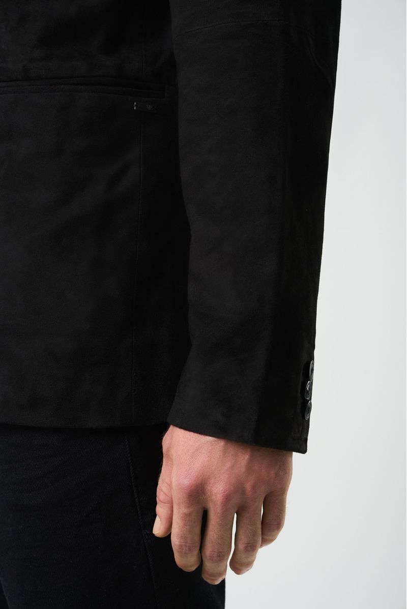 Blazer-de-gamuza