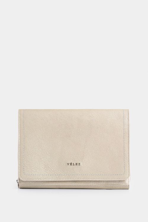 Bowling Abi Leather Bag with Braided Strap
