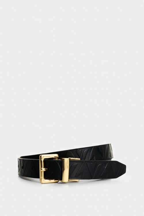 Calix Reversible Women's Leather Monogram Belt