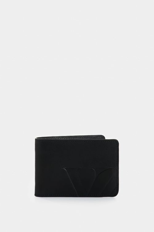 Alden Men's Leather Monogram Wallet