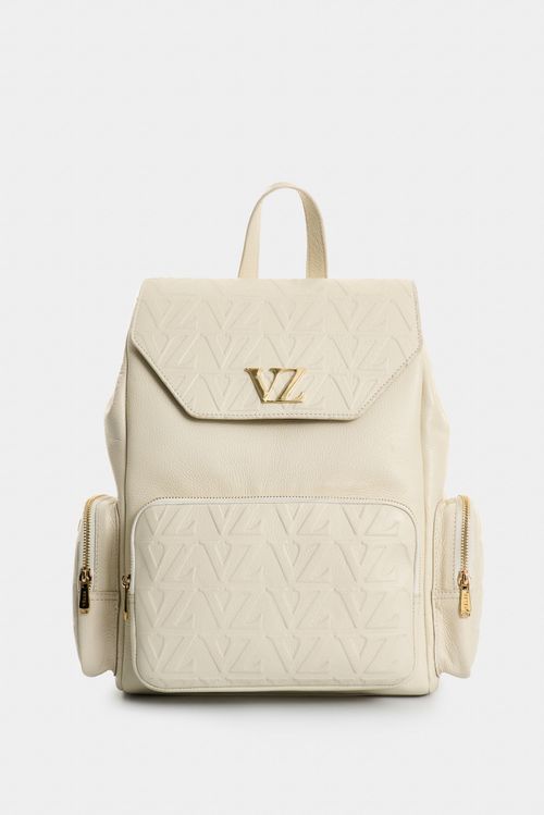 Silene Monogram Leather Backpack for Women
