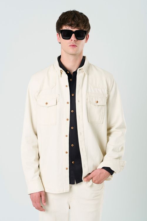 Elon Men's Semi-Fitted Long Sleeve Overshirt