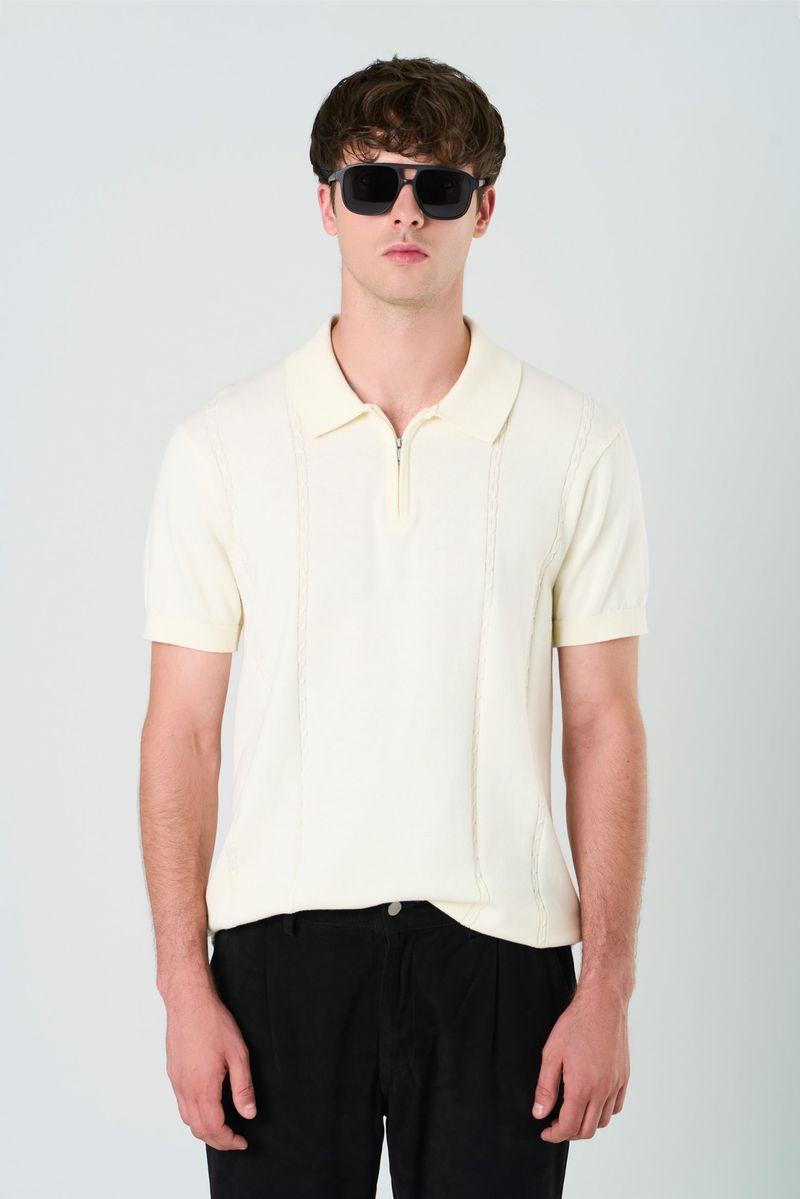 Polo-tejida