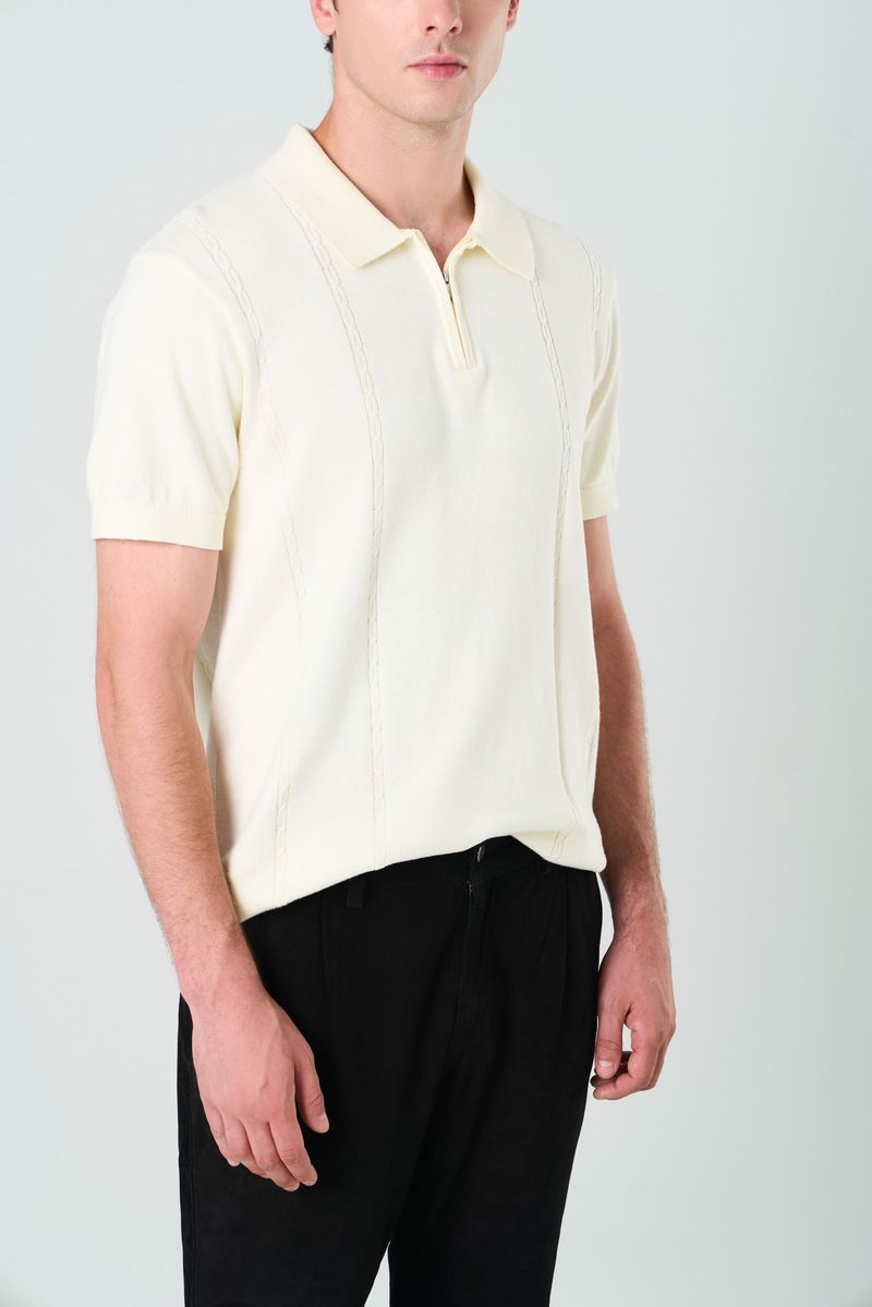 Polo-tejida