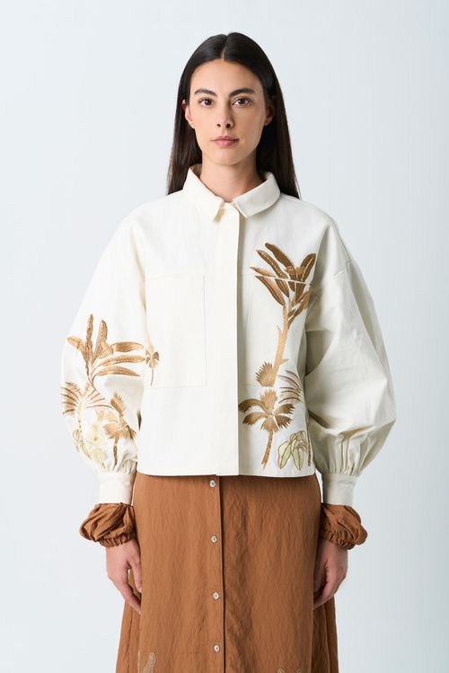 Women's Dune Jacket with embroidered detail
