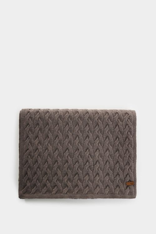 Ribbed Broza woven scarf for men