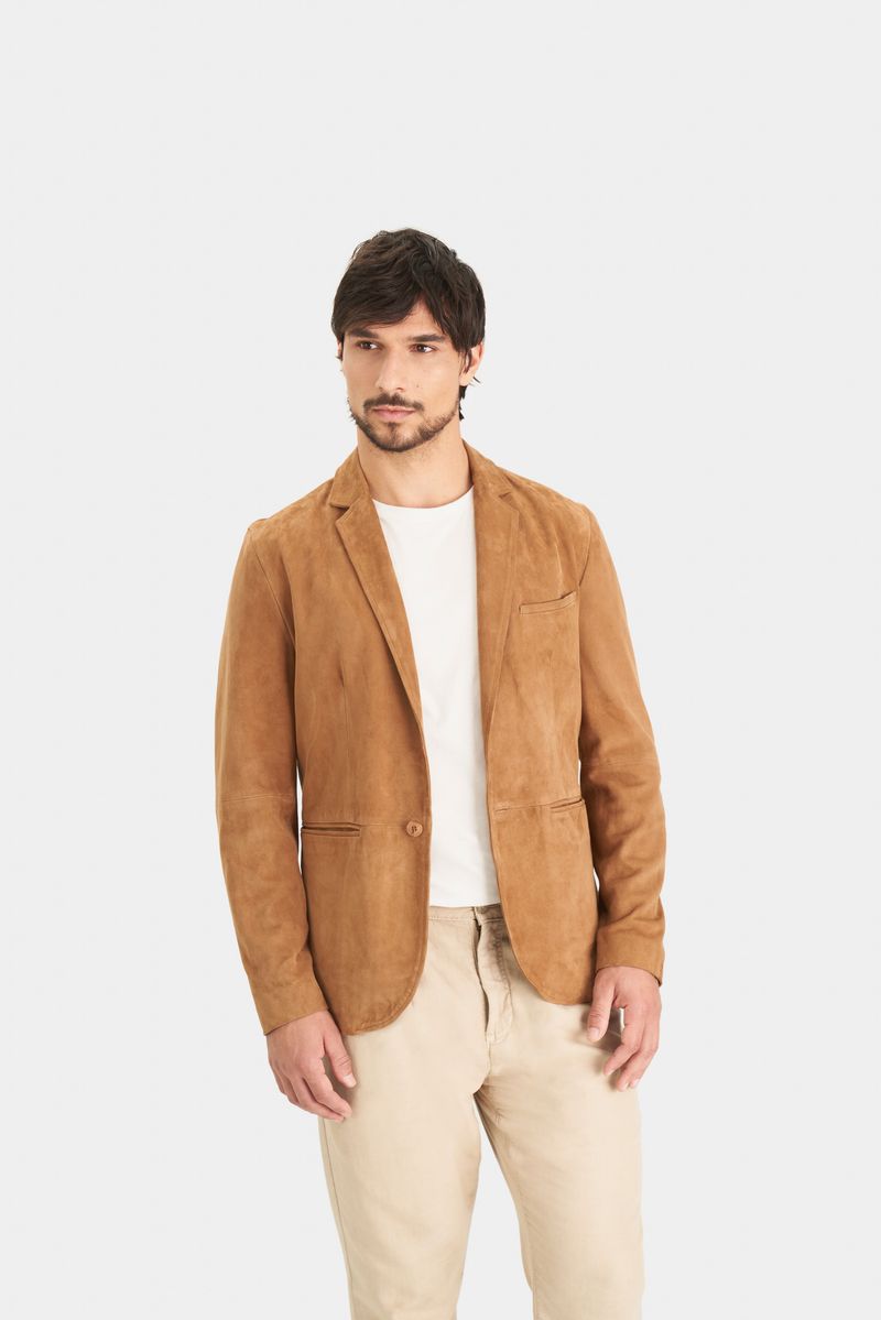 Blazer-de-gamuza