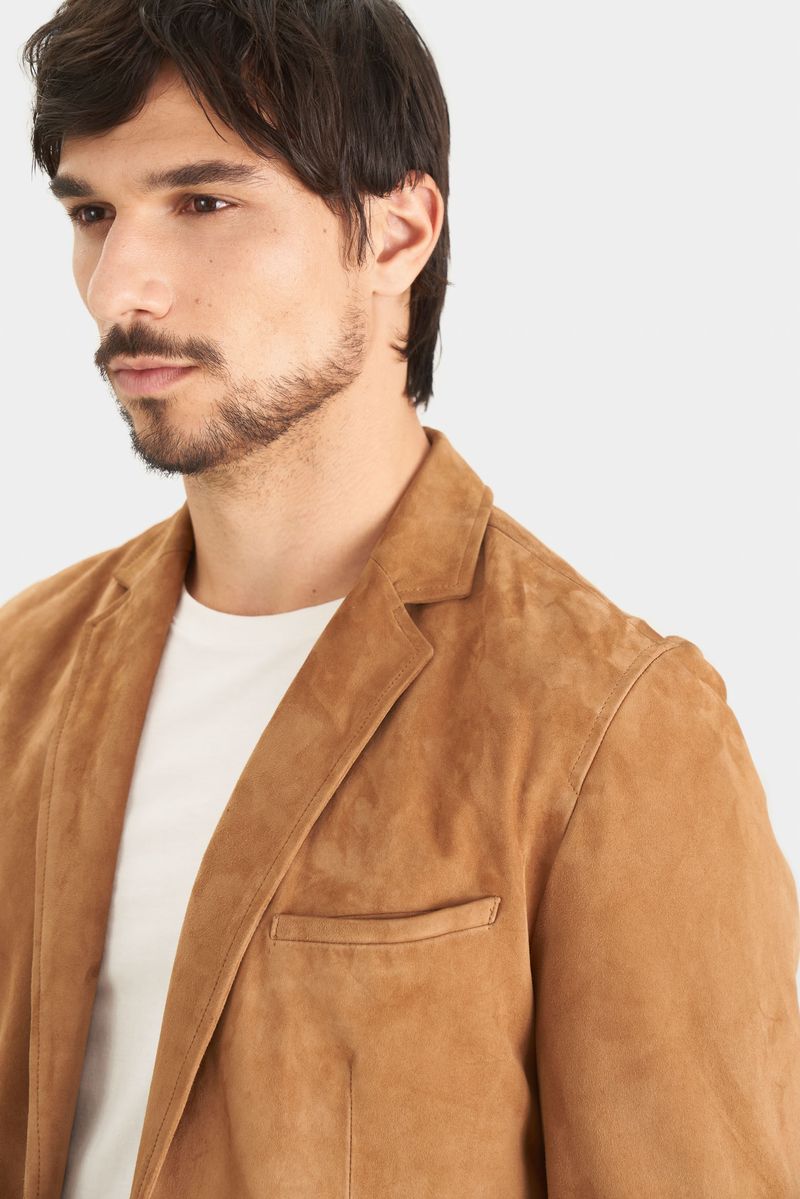Blazer-de-gamuza